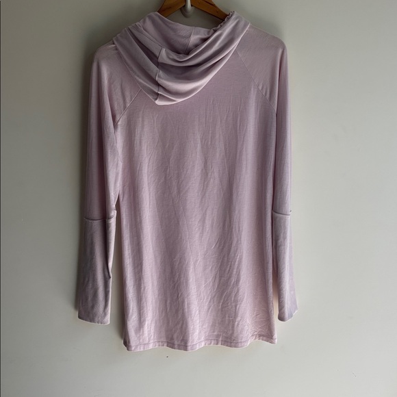 Athleta Lilac Essence Hooded Tunic Activewear Pullover Top M - Picture 5 of 6